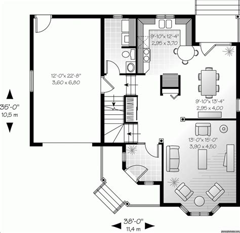 Plano De Casa 8670 Planta Baja Vestíbulo Cerrado Saló Planos Y