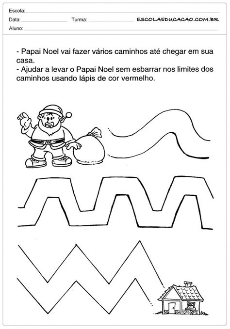 20 Atividades de Natal para Imprimir Escola Educação