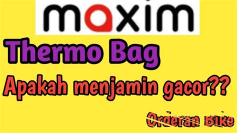 Pengaruh Thermo Bag Ke Orderan Apakah Thermo Bag Menjamin Gacor