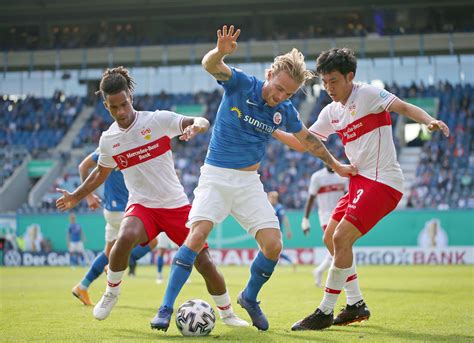 Sieg Gegen Hansa Rostock Der Vfb Erf Llt Seine Pflichtaufgabe Im