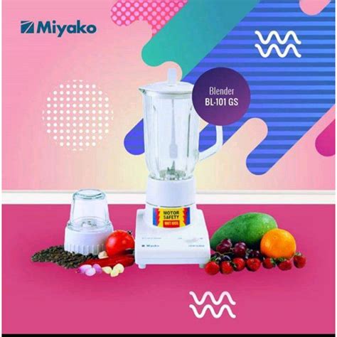 Jual BLENDER MIYAKO PLASTIK BL 101PL 2IN1 Shopee Indonesia