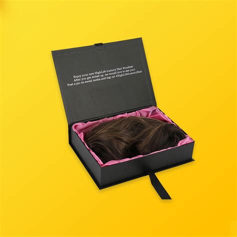 Custom Wig Boxes At Wholesale Rate Silver Edge Packaging