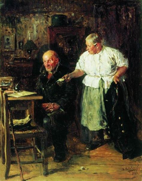 Paintings Reproductions Reprimand 1883 By Vladimir Yegorovich Makovsky