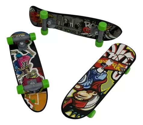 Brinquedo Skate De Dedo Miniatura Kit 3 Art Brink MercadoLivre