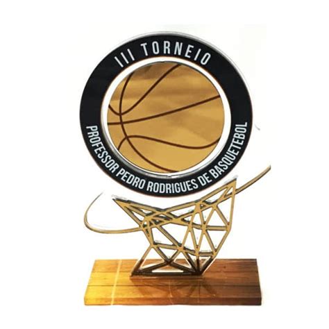 Troféu De Basquete Personalizado Ninja Brindes