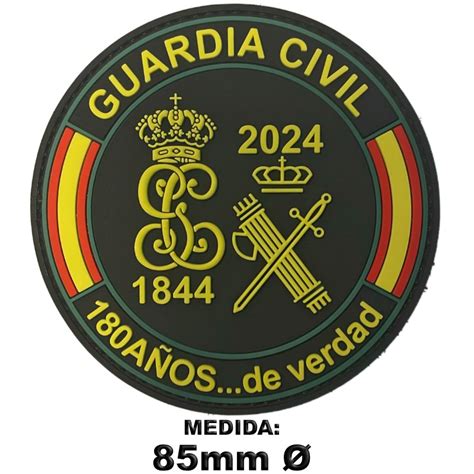 PARCHE GOMA 180 ANIVERSARIO GUARDIA CIVIL 180 AÑOS DE VERDAD