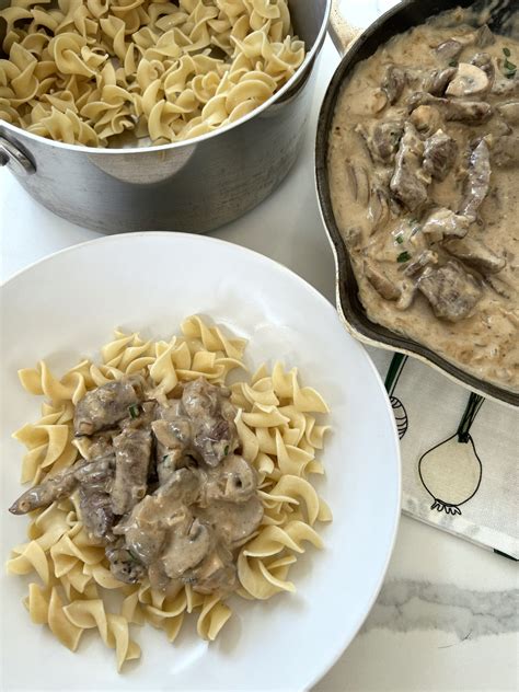 Perfect and Easy Classic Beef Stroganoff with Egg Noodles - A Feast For The Eyes