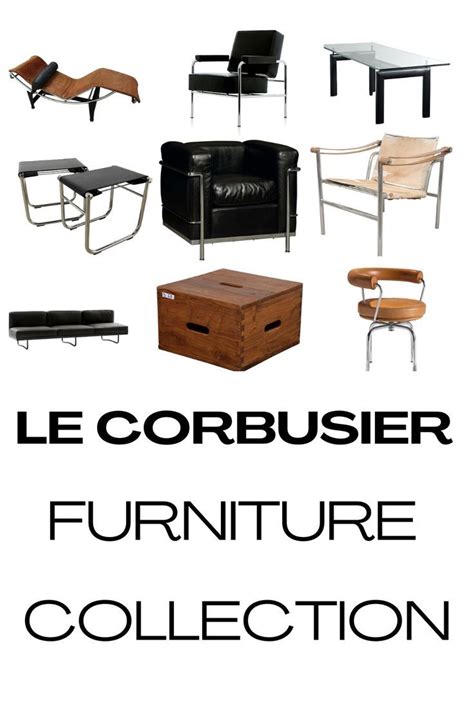 Le Corbusier Lc Furniture Collection Le Corbusier Interior Le