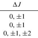 Transition Rules For Allowed E1 Transitions And Parity Forbidden M1 And