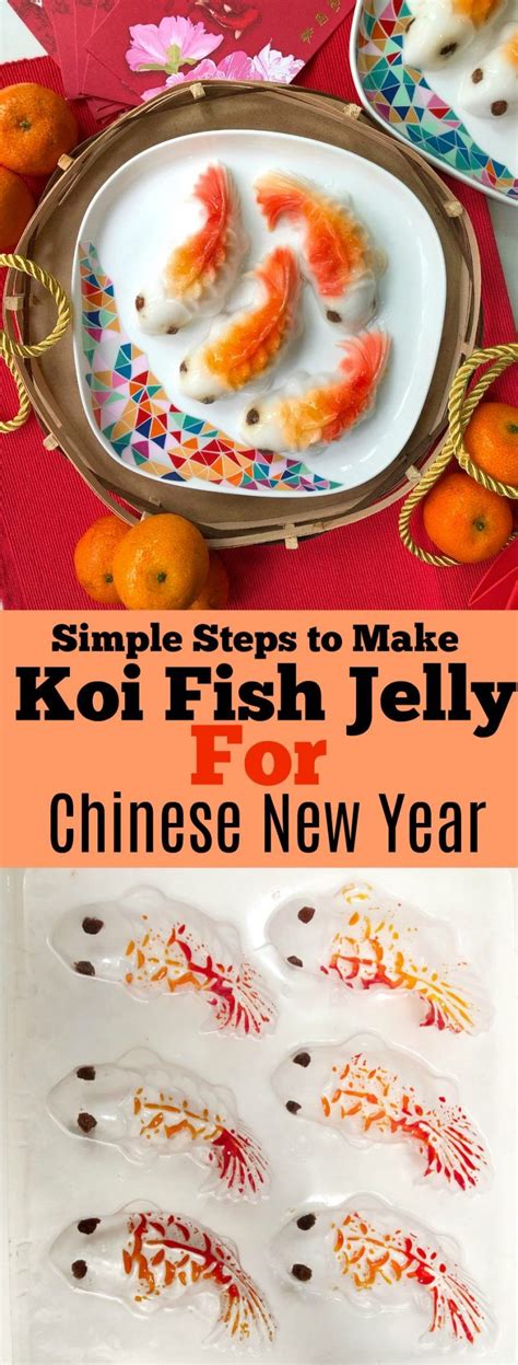 Koi Fish Jelly For Chinese New Year Recipe Chinese New Year Koi