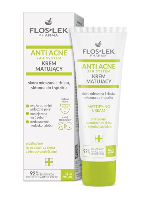 Anti Acne H System Mattifying Cream Ml Floslek Sklep Floslek Pl