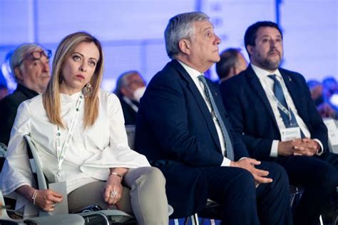 Giorgia Meloni Antonio Tajani Matteo Salvini Dago Fotogallery