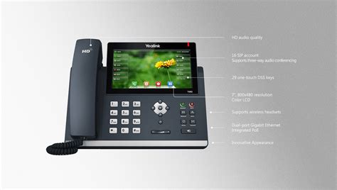 Yealink SIP T48G Hign End Touchable IP Phone Voice Communication