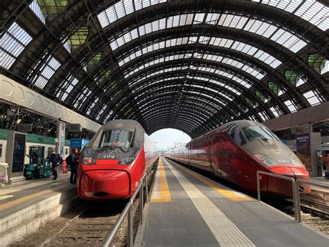 Some of the high speed trains of Italy, spotted at Milano Centrale : r