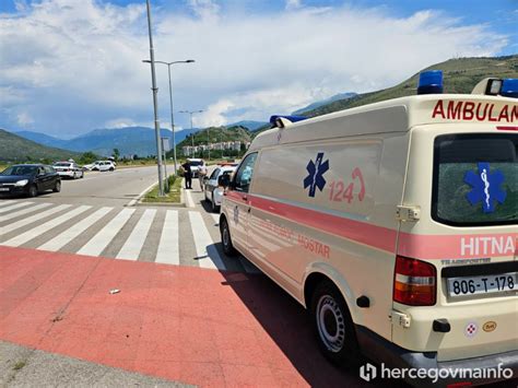 FOTO Dvije osobe ozlijeđene u prometnoj nezgodi u Mostaru Vijesti