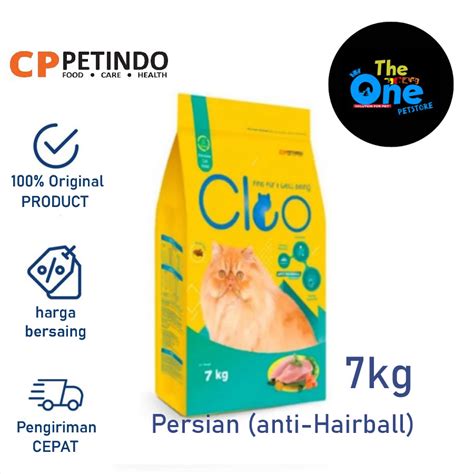 Jual Cleo Persian Makanan Kucing Dry Cat Food 7kg Shopee Indonesia