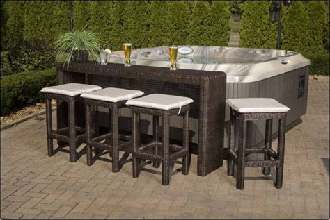 Hot Tub Bar Table Outdoor Jacuzzi Hot Tub Bar Hot Tub Patio