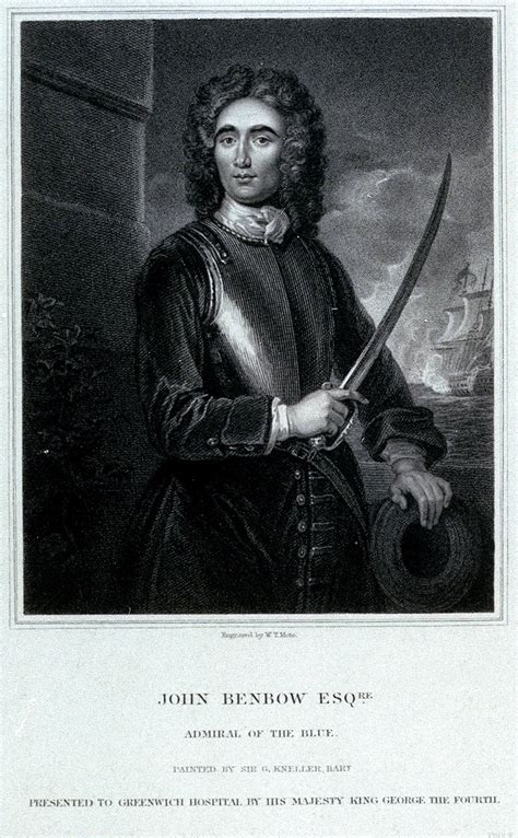 John Benbow Esqre Admiral Of The Blue Painted By Sir G Kneller Bart