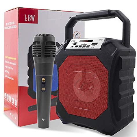 AUSHA Karaoke Machine Portable PA System Rechargeable Wireless