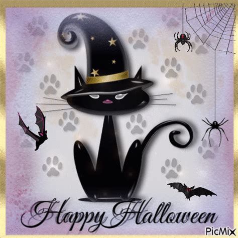 Happy Halloween Black Cat  Pictures Photos And Images For Facebook