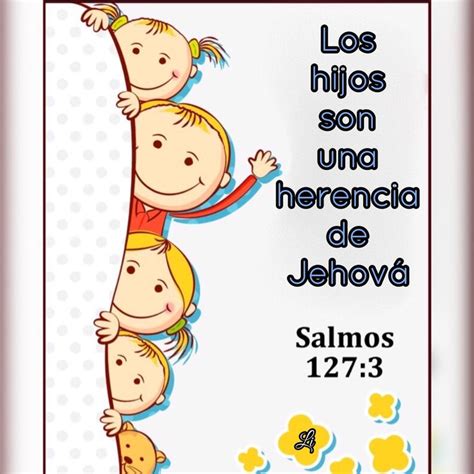 SALMOS 127 3 Texto biblico para niños Versiculos para niños