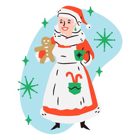 Mrs Claus Vintage Food Png And Svg Design For T Shirts