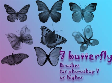 Butterfly Photoshop Brushes FREE 29 In ABR ATN