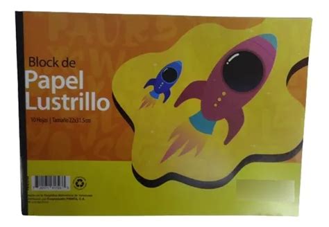 Set 02 Block Papel Lustrillo Printa 10 Hojas Mercadolibre