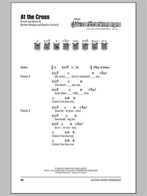 At The Cross by Darlene Zschech - Guitar Chords/Lyrics - Guitar Instructor