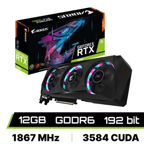 VGA Gigabyte AORUS GeForce RTX 3060 ELITE 12G Giá rẻ