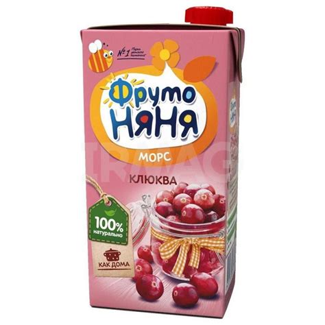 Морс ФрутоНяня с 3 лет Клюква (500 мл) - IRMAG.RU