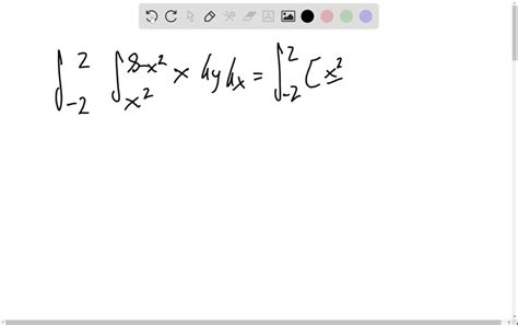 Solvedevaluating Integrals Evaluate The Following Integrals As They Are Written ∫ 22 ∫x28 X