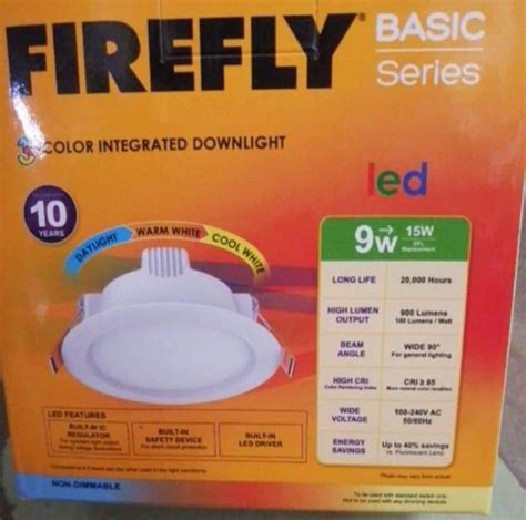 Firefly Tri 3 Color Daylight Warmwhite Cool White All In 1 Integrate