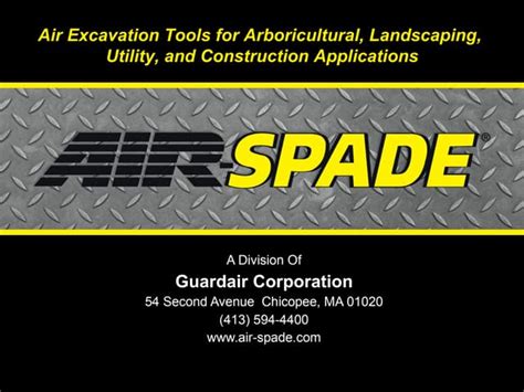 Air Spade By Guardair Corp Ppt