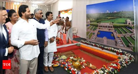 Andhra Pradesh Cm Lays Foundation Stone For Star Hotels At Tirupati