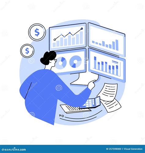 Financial Analyst Isolated Cartoon Vector Illustrations