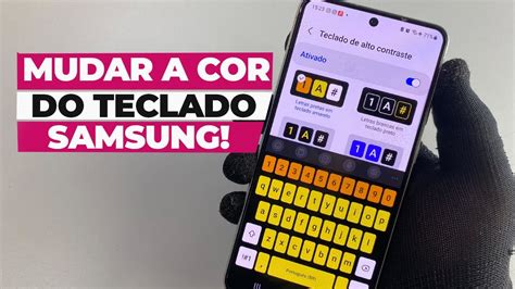 Como Mudar A Cor Do Seu Teclado Samsung Youtube