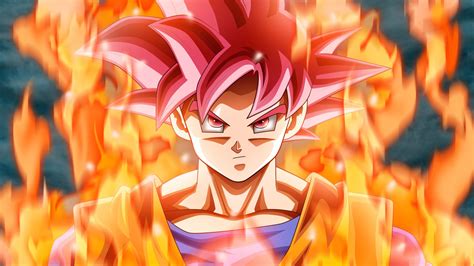 Goku Fire Wallpapers - Wallpaper Cave