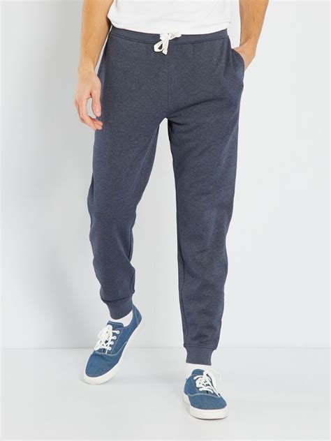 Pantalon Jogging En Molleton Bleu Marine Kiabi 1000€