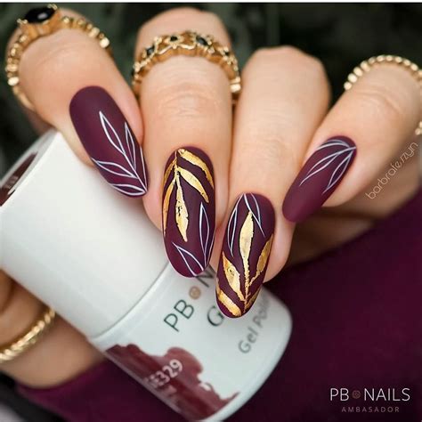 45 Cute Burgundy Nail Ideas To Get A Next Level Manicure Hairstylery