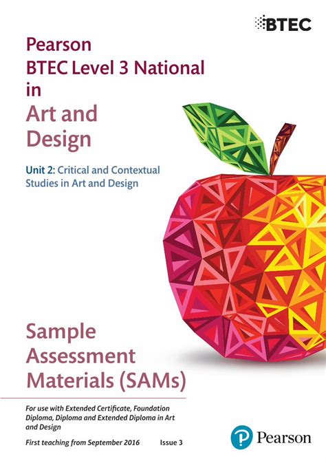 Pdf Pearson Btec Level National In Art And Design Pearson Btec