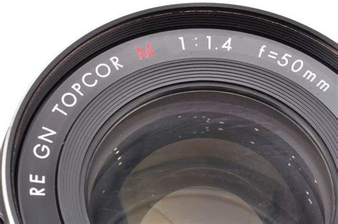 Yahoo オークション TOPCON RE GN TOPCOR M 50mm F1 4 Black トプコ