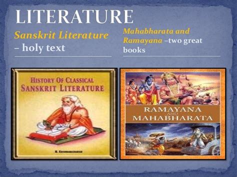 Hindu Literature Ppt