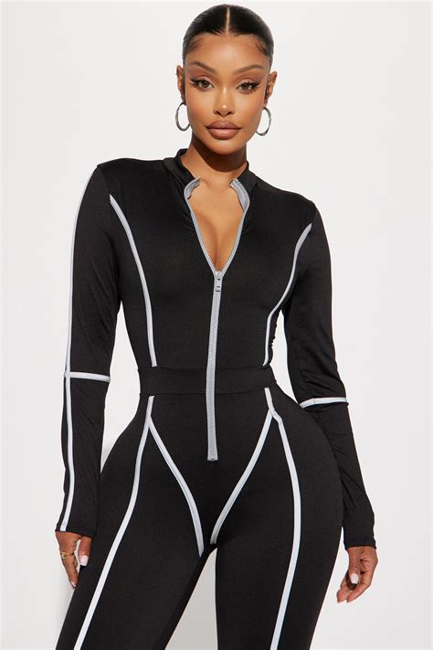 Champion Moves Jumpsuit Black Fashion Nova Jumpsuits Fashion Nova