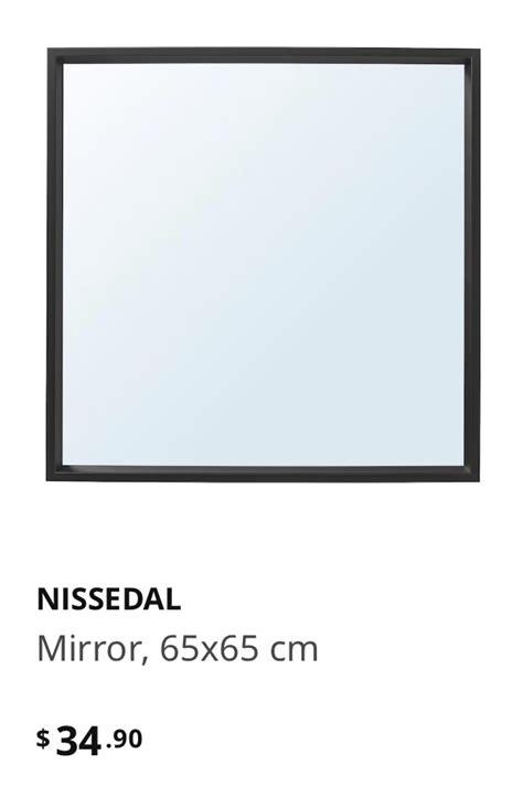 Ikea Square Mirror Furniture And Home Living Home Decor Mirrors On