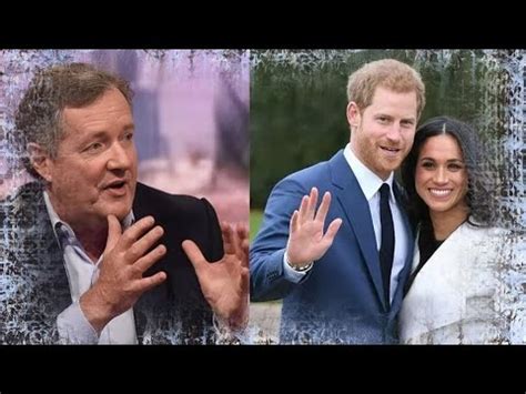 Piers Morgan Breaks Silence On Meghan Markle And Prince Harry S Nigeria