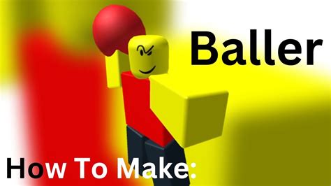 How To Make Baller In Avatar Section YouTube