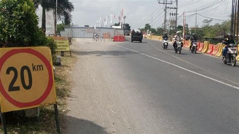 Proses Pengecoran Jembatan Ngujang 1 Tulungagung Akan Ditutup