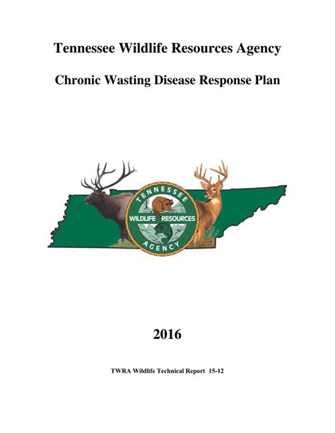 Pdf Tennessee Wildlife Resources Agency Chronic Wasting Disease