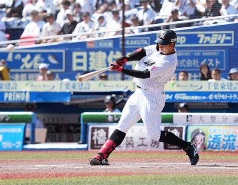 ロッテのドラフト1位・上田希由翔 明大先輩の中日・柳から適時打含む2安打「1本出したかった」 ライブドアニュース